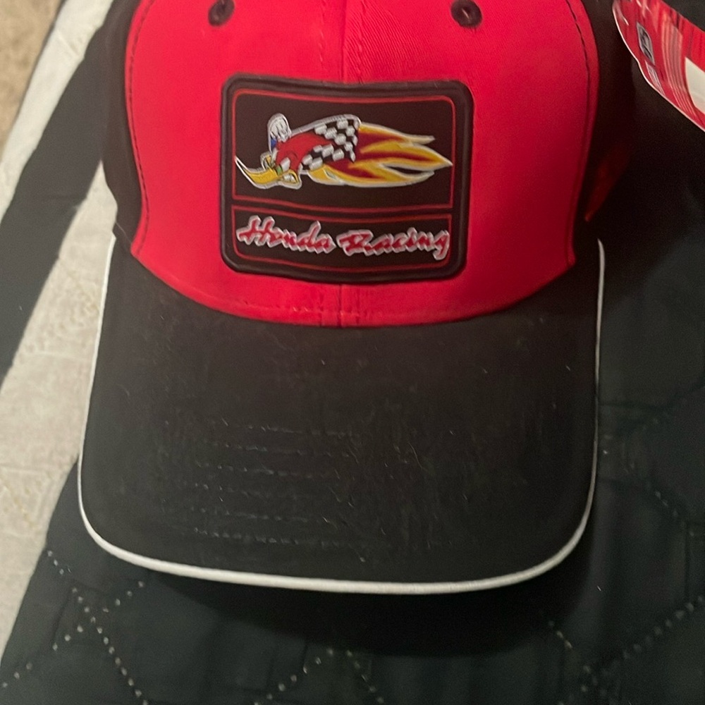 Honda Racing Red and Black Cap